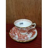 CROWN DERBY CUP & SAUCER