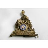 ORNATE SPELTER CLOCK CASE