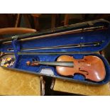 ANTIQUE VIOLIN IN CASE FRANZ DIENER LABEL