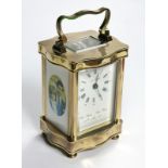 BRASS LONDON CARRIAGE CLOCK