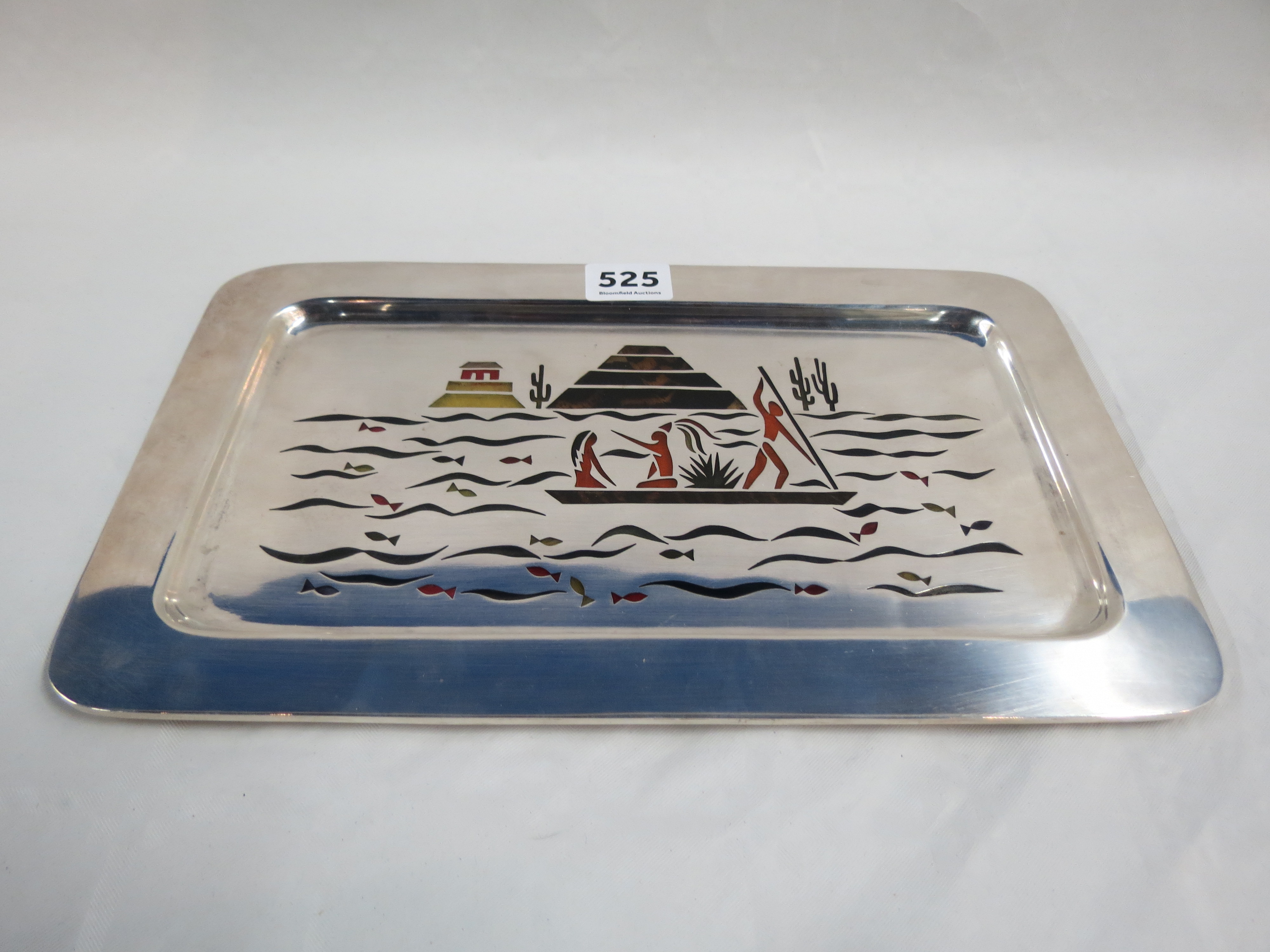 CONTINENTAL SILVER TRAY