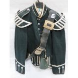 MILITARY PIPE MAJOR JACKET & BELT