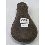 ANTIQUE GUN POWDER FLASK