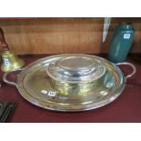 OVAL EPNS TRAY & ENTREE DISH