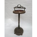 BRASS VICTORIAN SMOKERS STAND