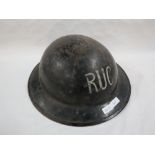 1939 RUC BLACK TOMMY HELMET