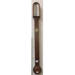 ANTIQUE ROSEWOOD STICK BAROMETER