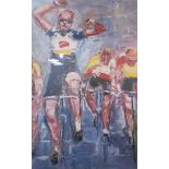 J B VALLELY - SIGNED LTD EDITION - THE STAGE WINNER 19'X12'