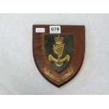 ROYAL IRISH RIFLES MILITARY PLAQUE