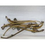 QUANTITY OF ANTIQUE BRASS HORSE ATTACHMENTS