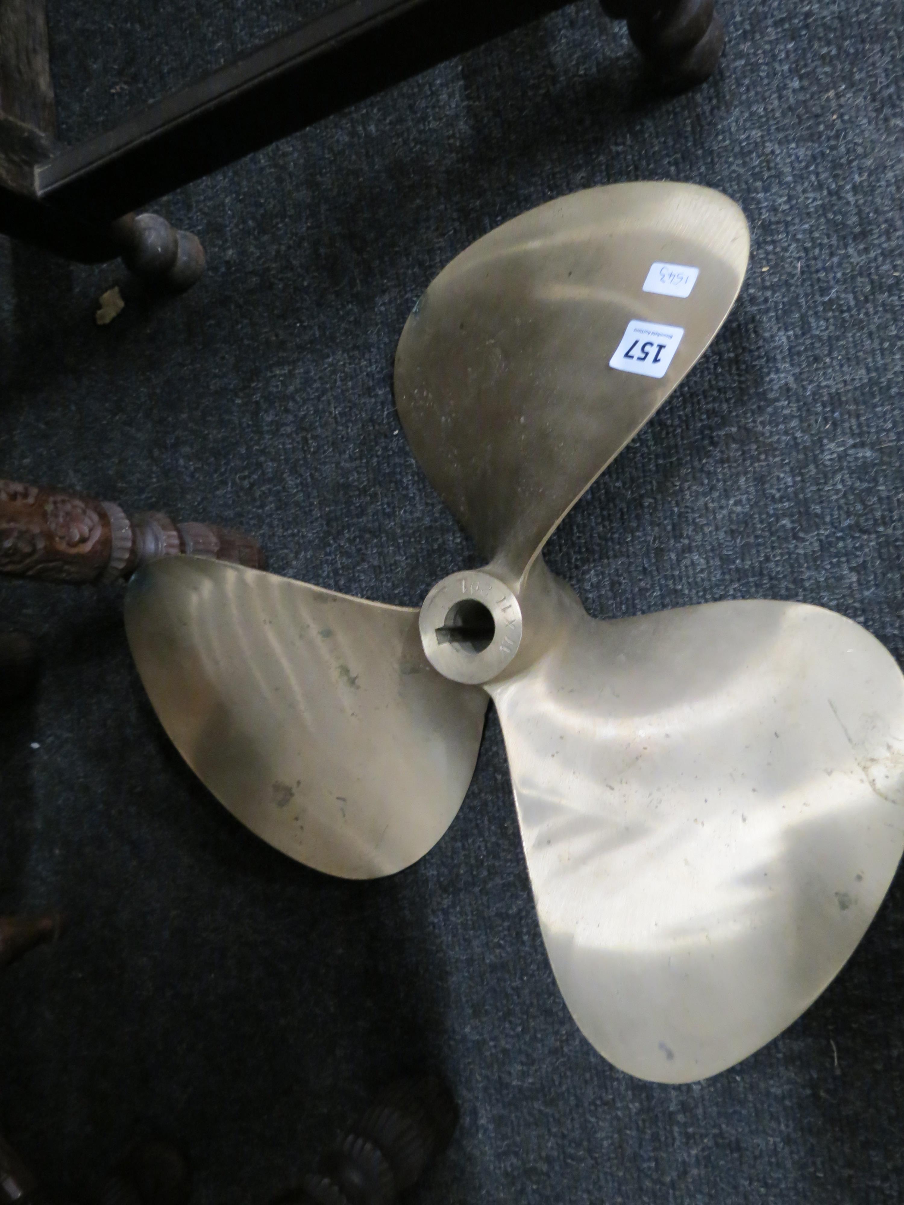 ANTIQUE BRASS PROPELLER