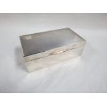 SILVER CIGARETTE BOX - LONDON 1933/34