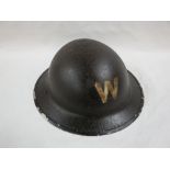 WWII AIR WARENS HELMET