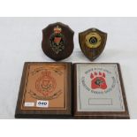 4 POLICE PLAQUES