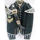 MILITARY PIPE MAJOR JACKET & BELT