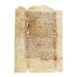 Leaf from a copy of Peter of Blois, Epistles