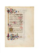 Leaf from a Book of Hours