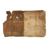 Ɵ Account book for the church of “Colhauser”, manuscript, in German, on paper, bound in a parchment