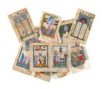 Twelve leaves from an Armenian Gospel Book, in Armenian, illuminated manuscript on paper [Armenia,