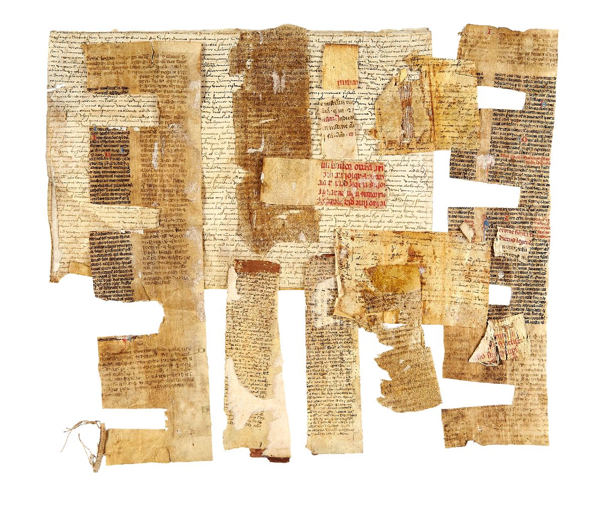 A teaching collection made up from fragments and cuttings from medieval manuscripts - Image 2 of 2