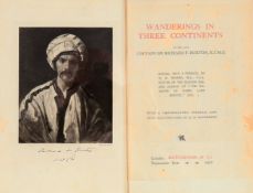 Ɵ Richard Francis Burton, Wanderings in Three Continents, first and only edition