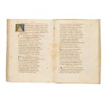 Ɵ Terence, Comoediae, in Latin, illuminated humanist manuscript on paper and parchment