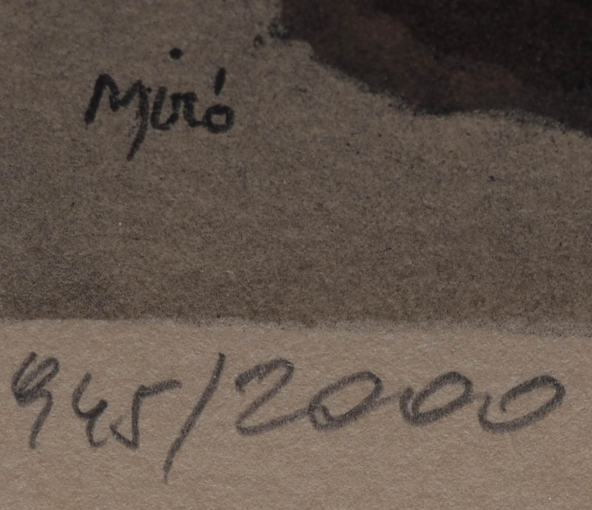 Mirò, Joan, (1893 - 1983) Fünf Farblithographien. Unterschiedliche Formate, ger. - Bild 4 aus 13