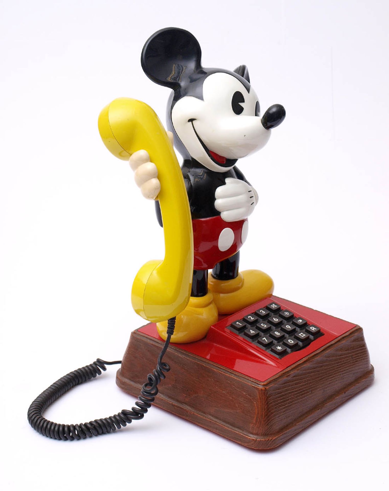 "Mickey Mouse"-Telefon Mit Umbau für die Deutsche Bundespost. Nummerntastatur. H.37cm. - Bild 2 aus 2