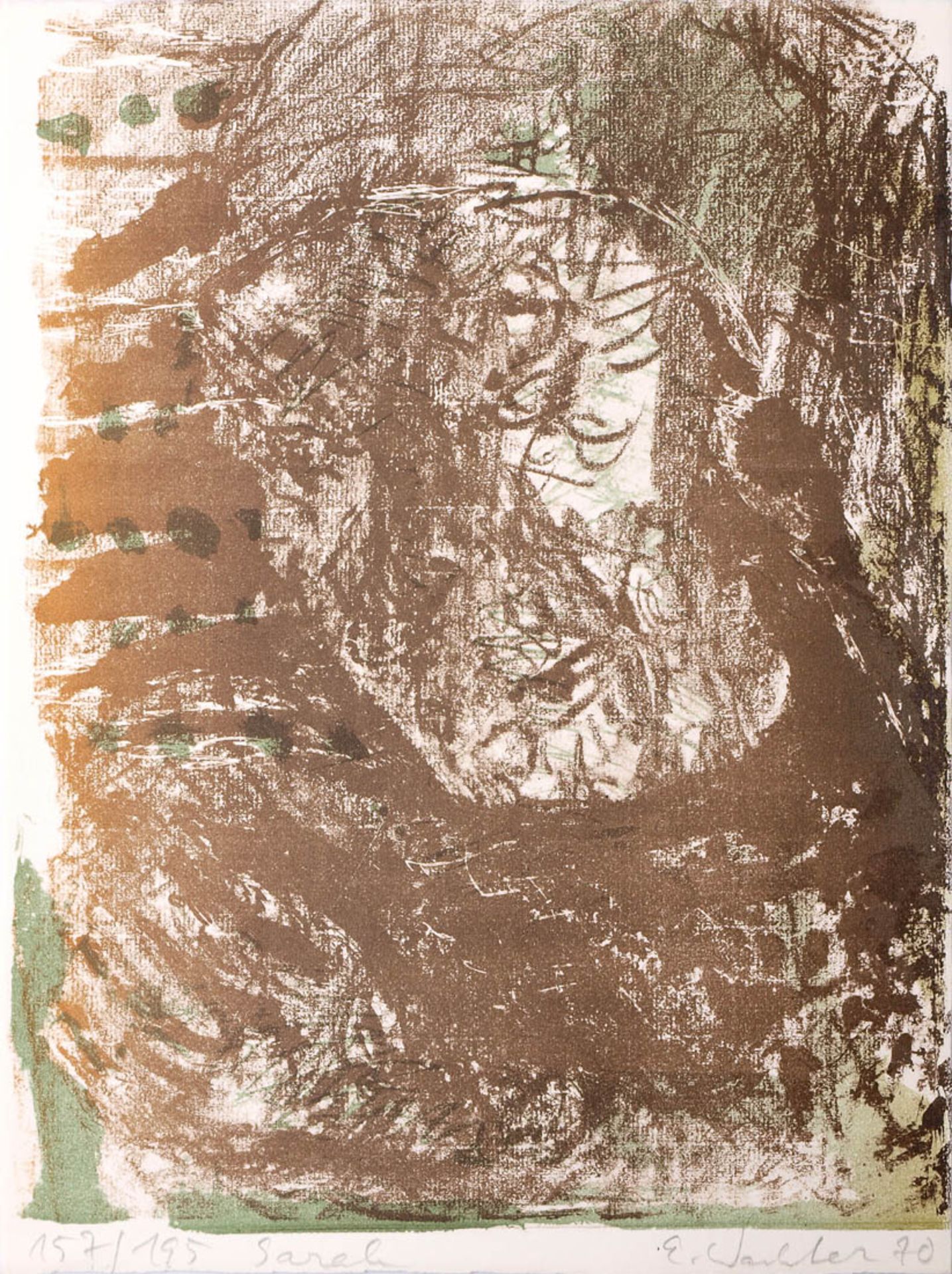 Wachter, Emil, 1921 - 2012 Mappe "Die Bibel", bet. "Genesis", aus der Sonderausgabe 1 - 195, mit - Bild 4 aus 7