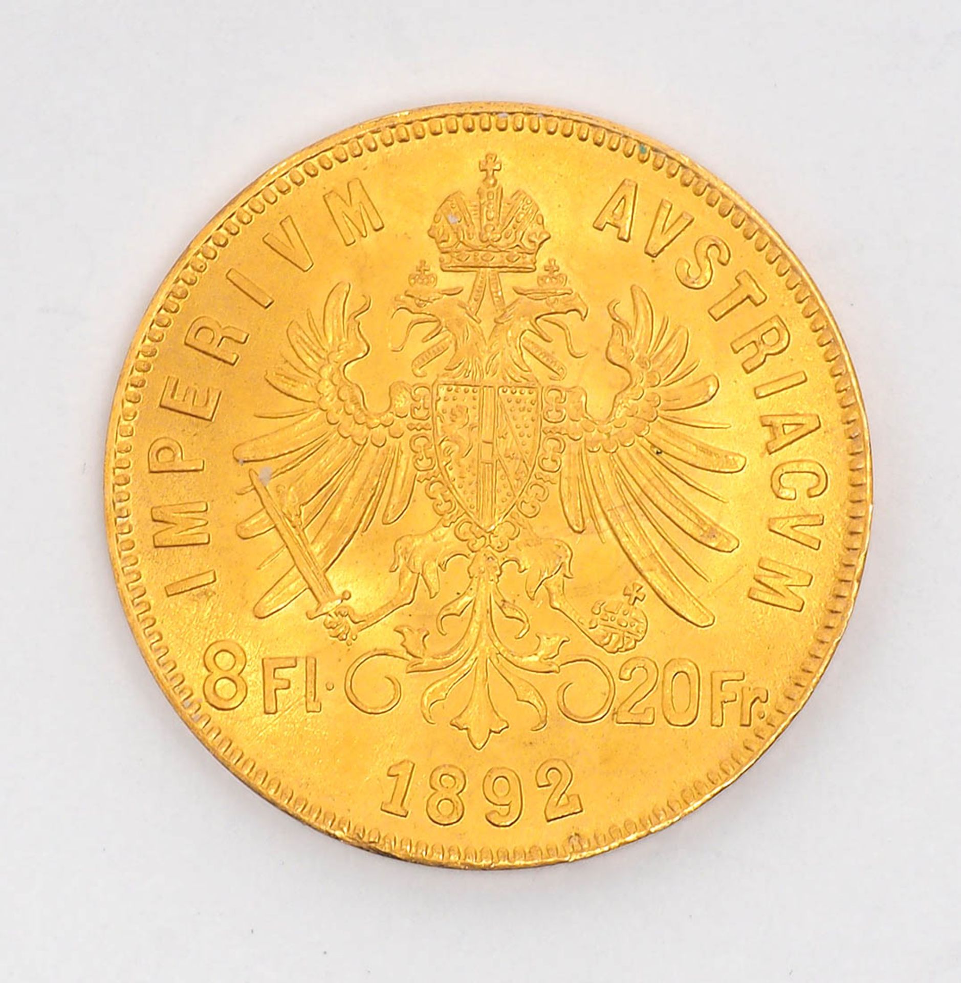 8 Florin-Goldmünze, Österreich - Bild 2 aus 2