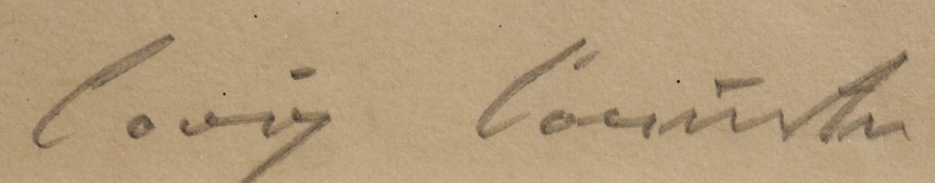 Corinth, Lovis, 1858 - 1925 Turnierreiter aus der Serie "Englisches Königshaus". Lithographie, - Bild 2 aus 2