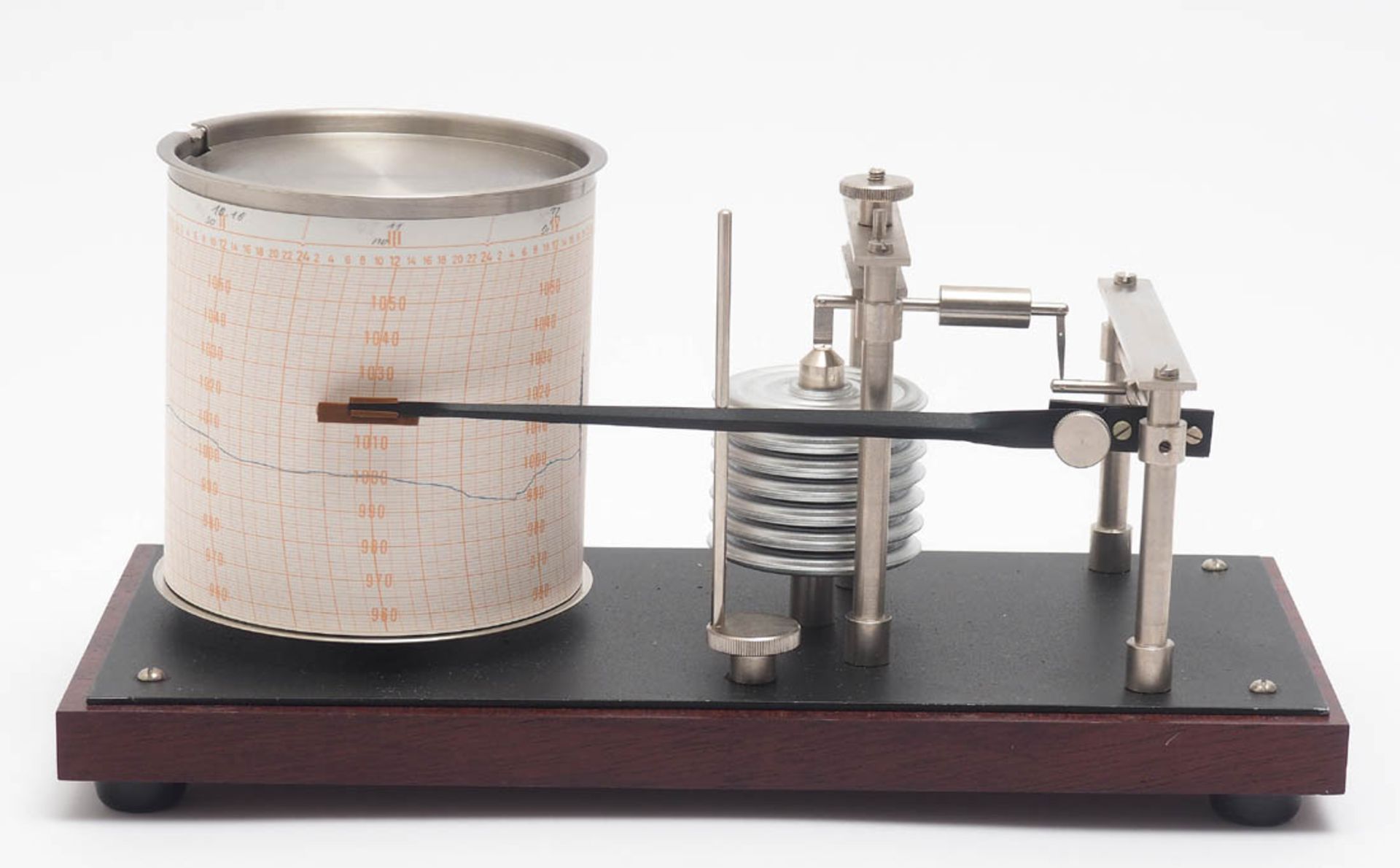 Barograph Im Originalkasten. 27x16x12cm - Bild 2 aus 3