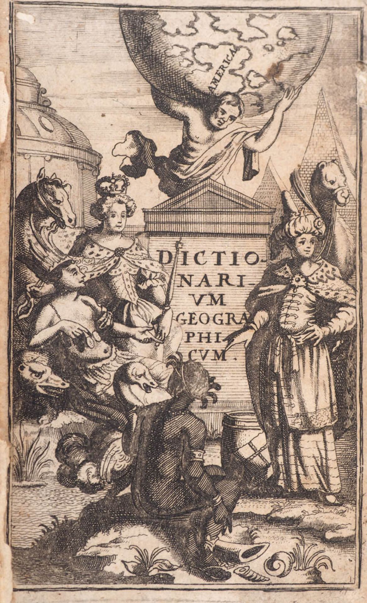 Hieronymus Dicelius, 1696, Geographisches Dictionarium "Geographisches Dictionarium, darinnen die - Bild 3 aus 4
