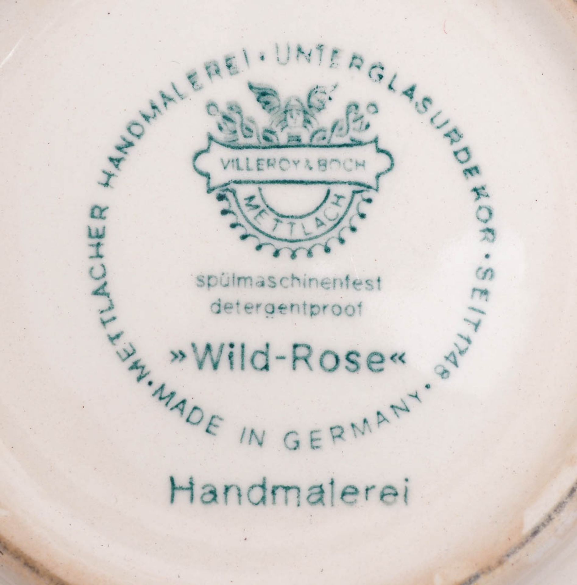 Tafelservice, Villeroy & Boch, Form und Dekor Wild Rose Sieben Essteller, drei Suppenteller, zwei - Bild 4 aus 4