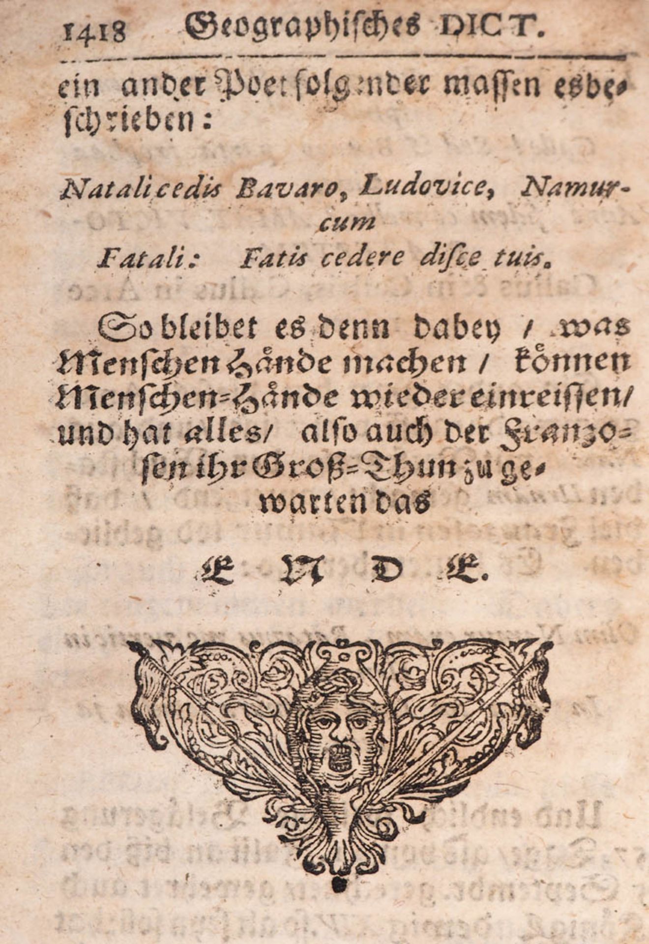 Hieronymus Dicelius, 1696, Geographisches Dictionarium "Geographisches Dictionarium, darinnen die - Bild 4 aus 4