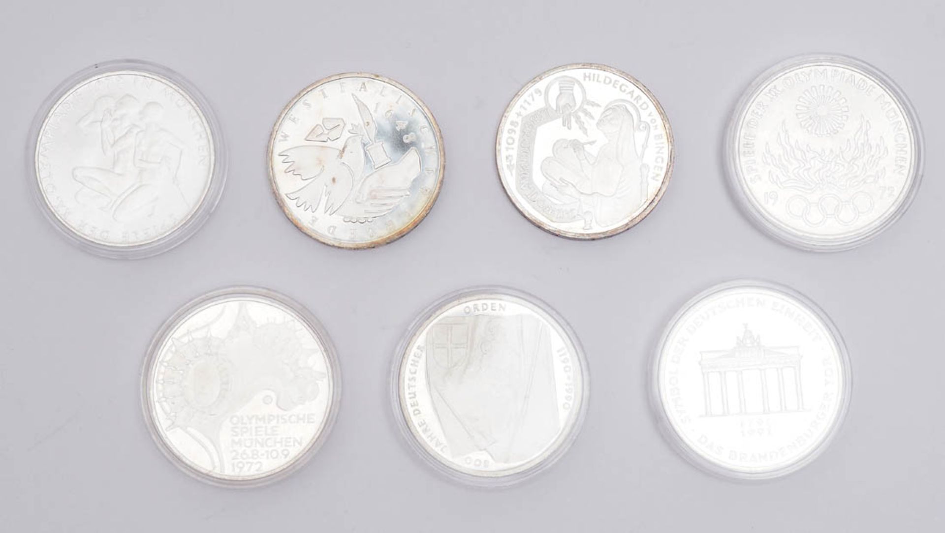 Sieben 10-DM-Münzen - Bild 2 aus 2