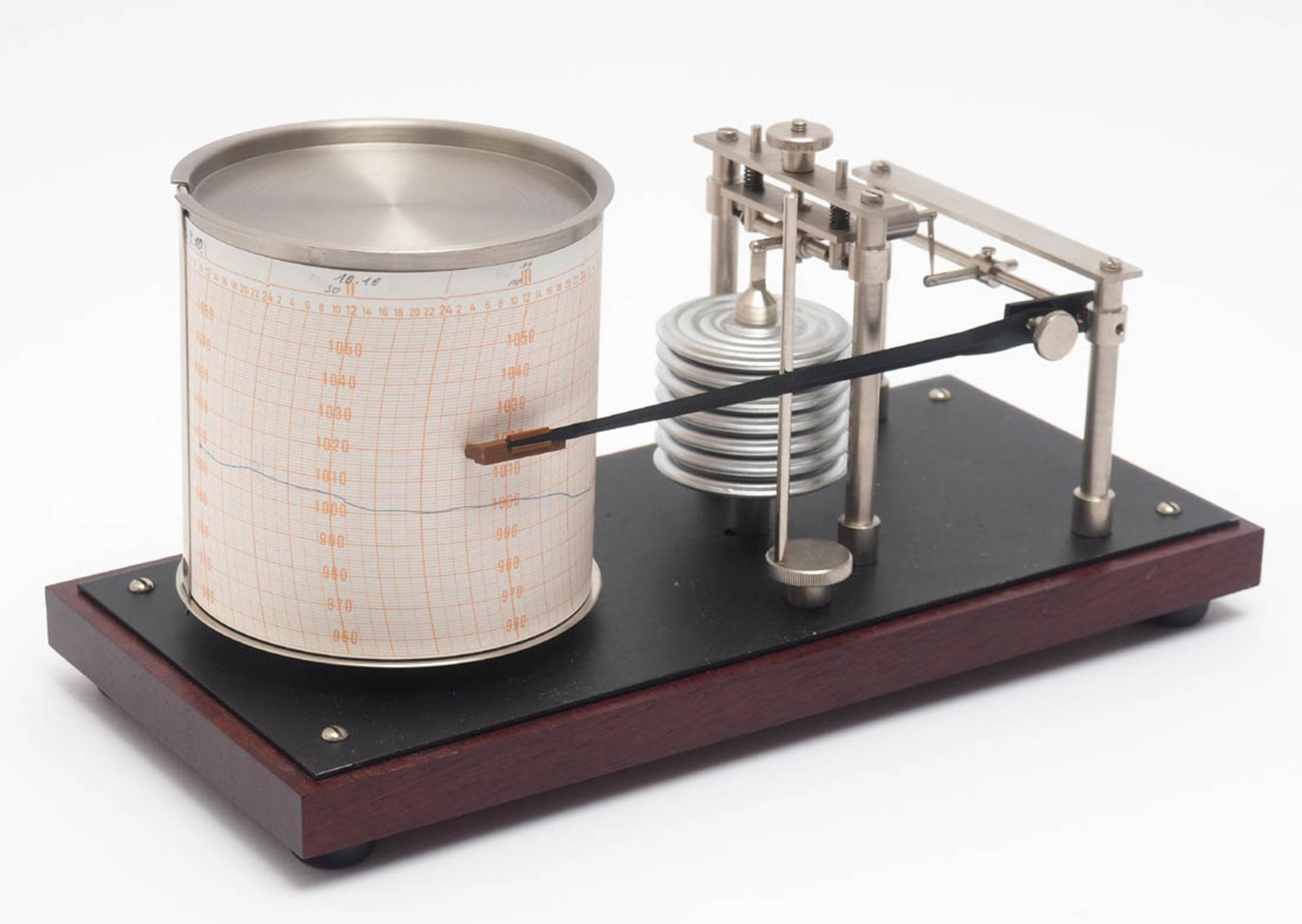 Barograph Im Originalkasten. 27x16x12cm - Bild 3 aus 3