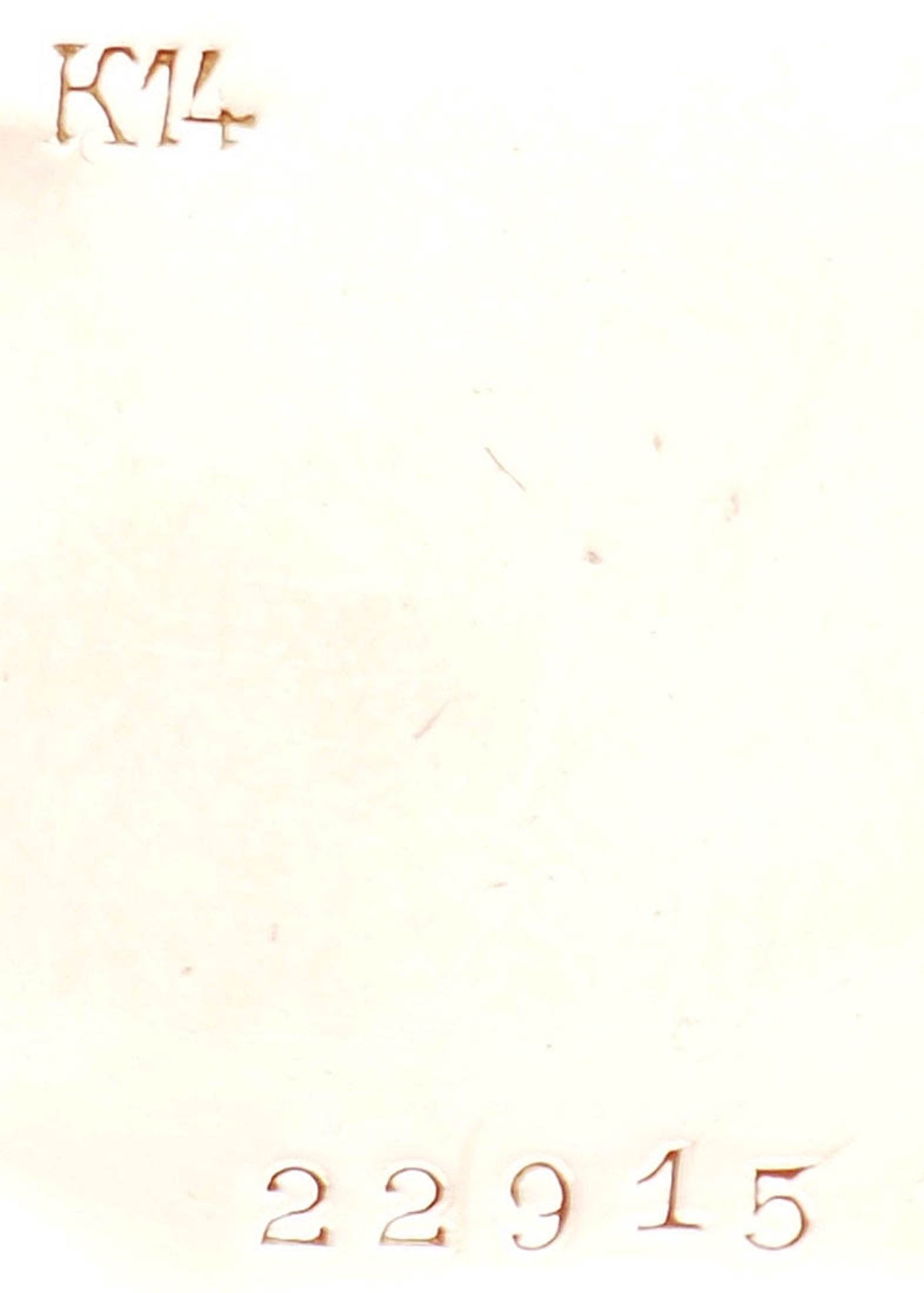 Große Damensavonette, um 1900 Gehäuse aus RG 14kt, fein graviert mit Blütenranken und - Image 3 of 6