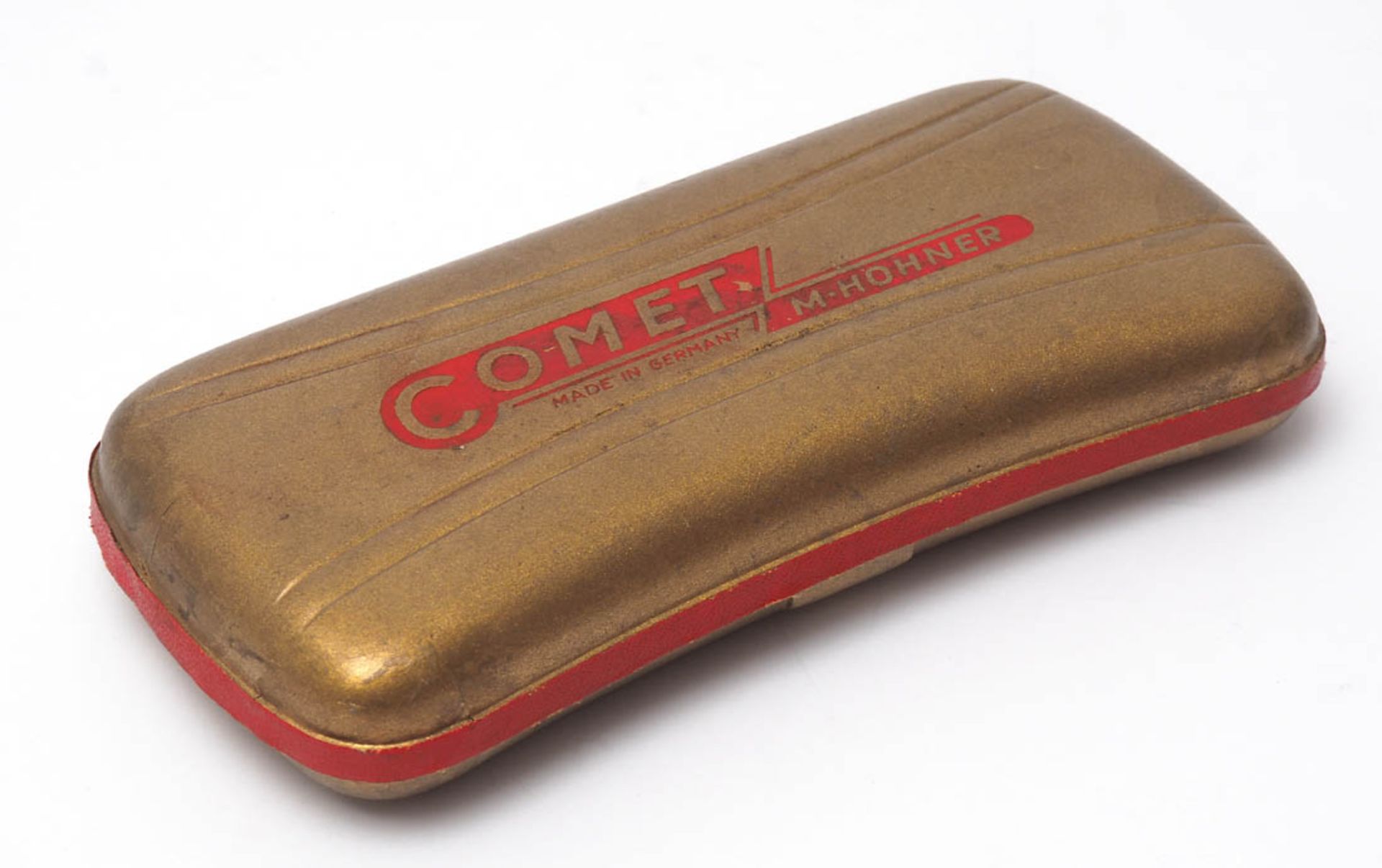 Mundharmonika, Hohner Comet Im Originaletui. L.16cm. - Bild 2 aus 3