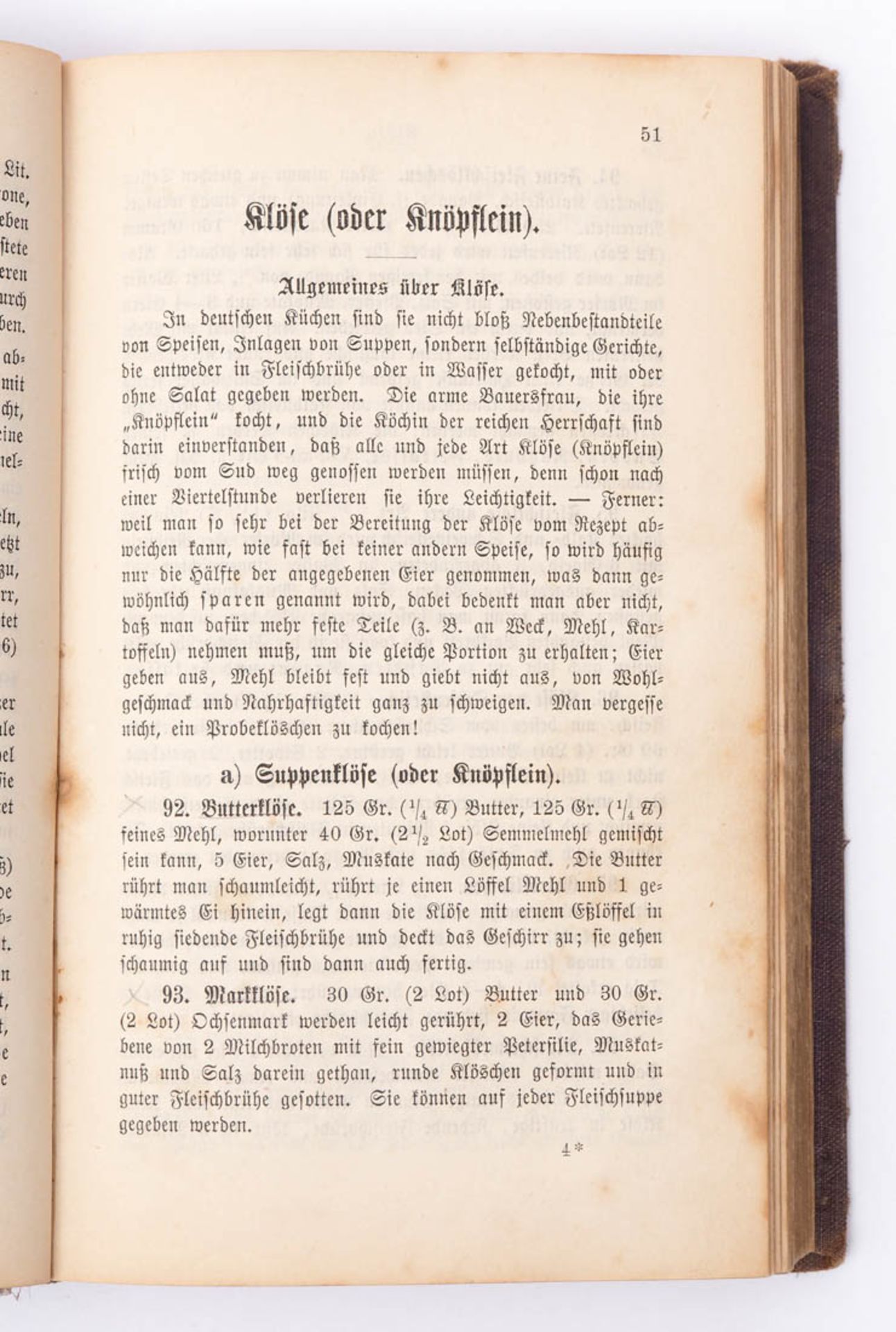 Löffler, Luise: Stuttgarter Kochbuch, 1887 Geprägter Leineneinband. Buchrücken fehlt. - Image 3 of 3