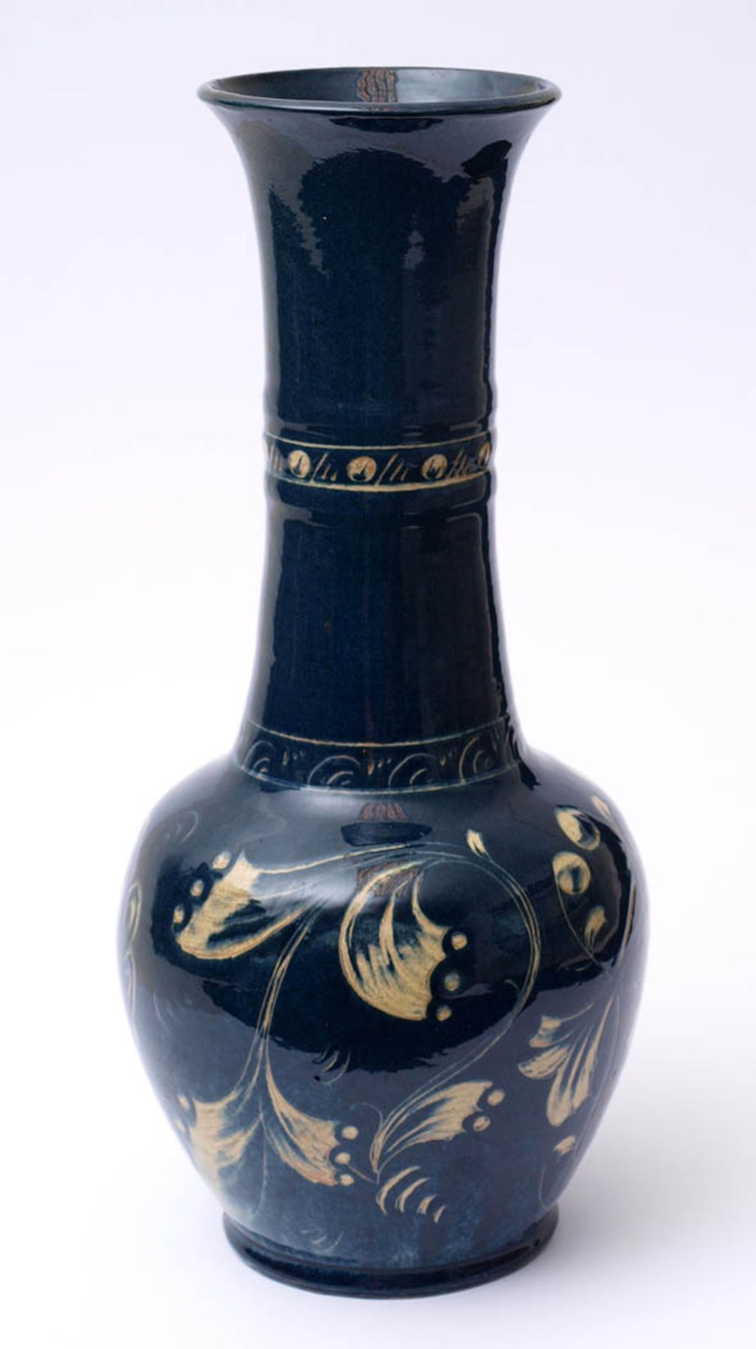 Balustervase, G. Schatz für Konstanz, 20er Jahre Kugeliger Korpus mit breitem Röhrenhals und