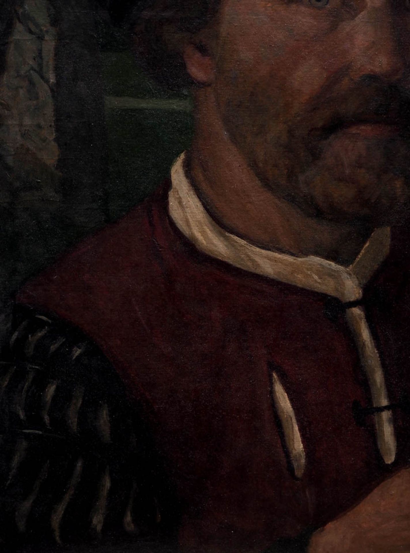 Haller, Wilhelm, 1873 - 1950 Brustbild eines bärtigen Herrn in Renaissancetracht vor weiter - Bild 4 aus 7