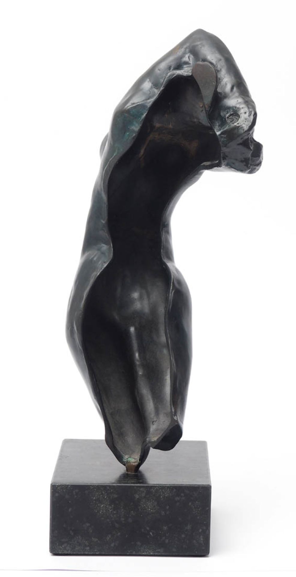 Rodin, Auguste, 1840 - 1917 (nach) Torso der Adèle. Bronze mit dunkler Patina auf quadratischem, - Image 3 of 5