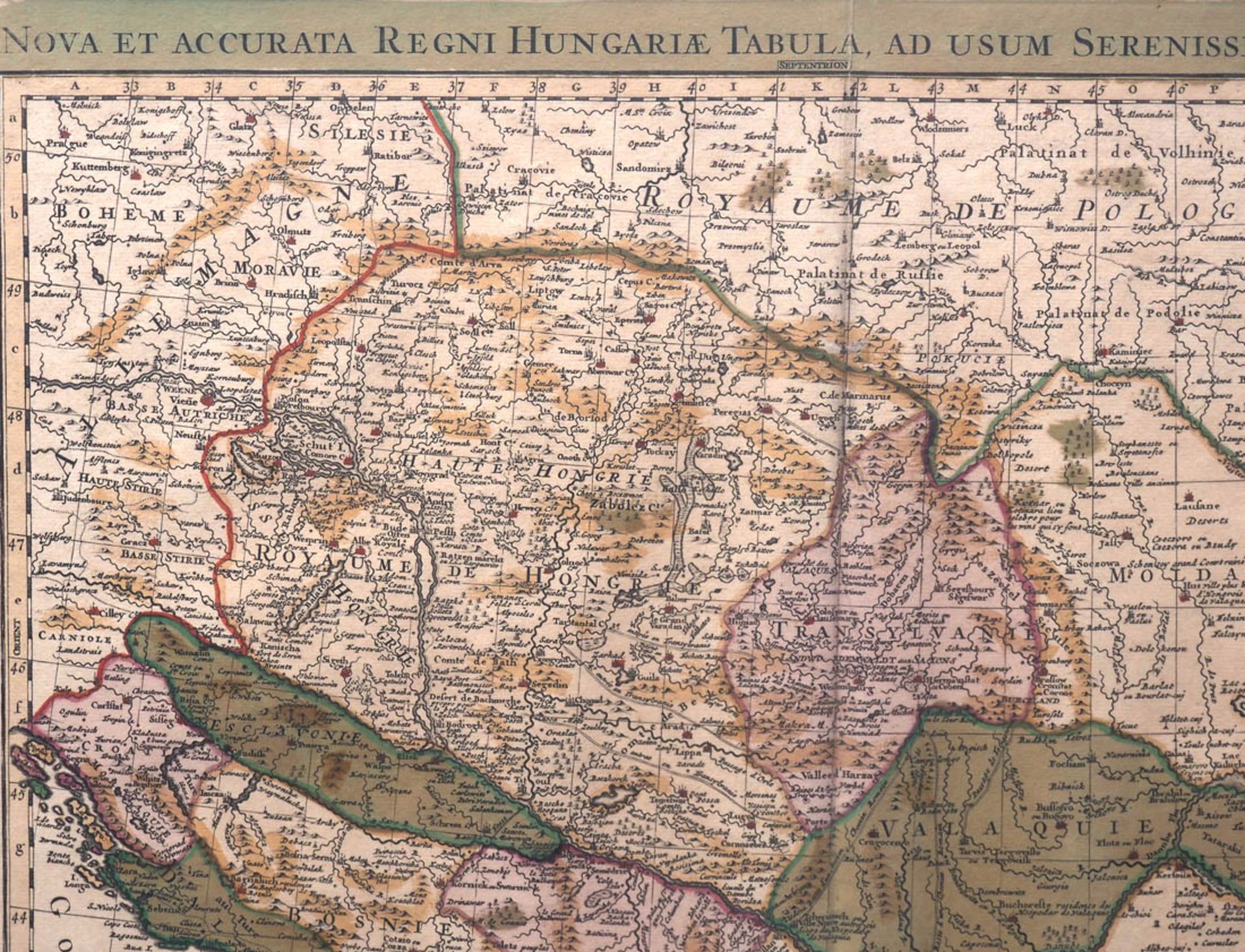 Covens, Jean und Mortier, Pierre Landkarte des Balkans mit angrenzenden Gebieten, nach 1721 (Ungarn, - Bild 5 aus 8