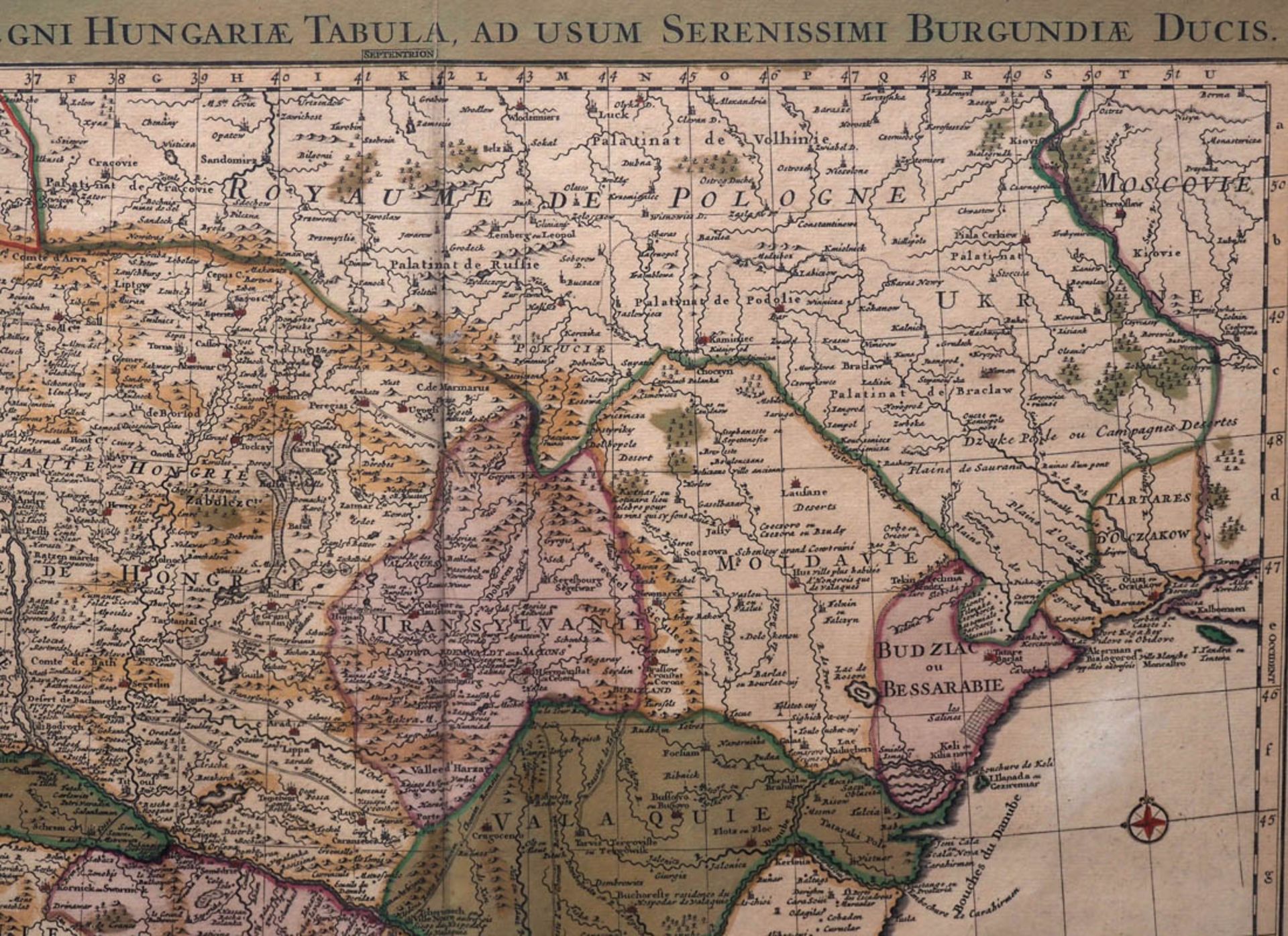 Covens, Jean und Mortier, Pierre Landkarte des Balkans mit angrenzenden Gebieten, nach 1721 (Ungarn, - Bild 6 aus 8