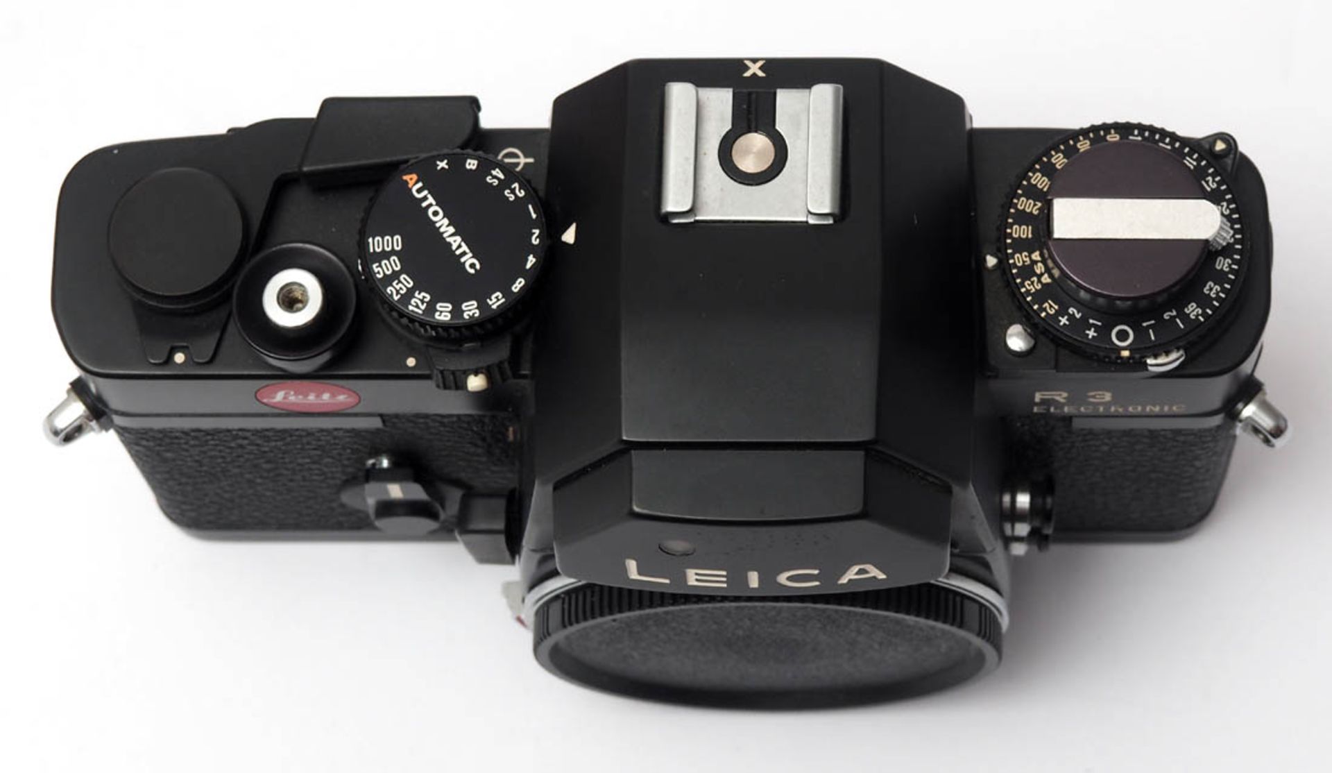 Kamera, Leica R3 electronic Im Originalkarton, mit Tragegurt. - Bild 2 aus 3