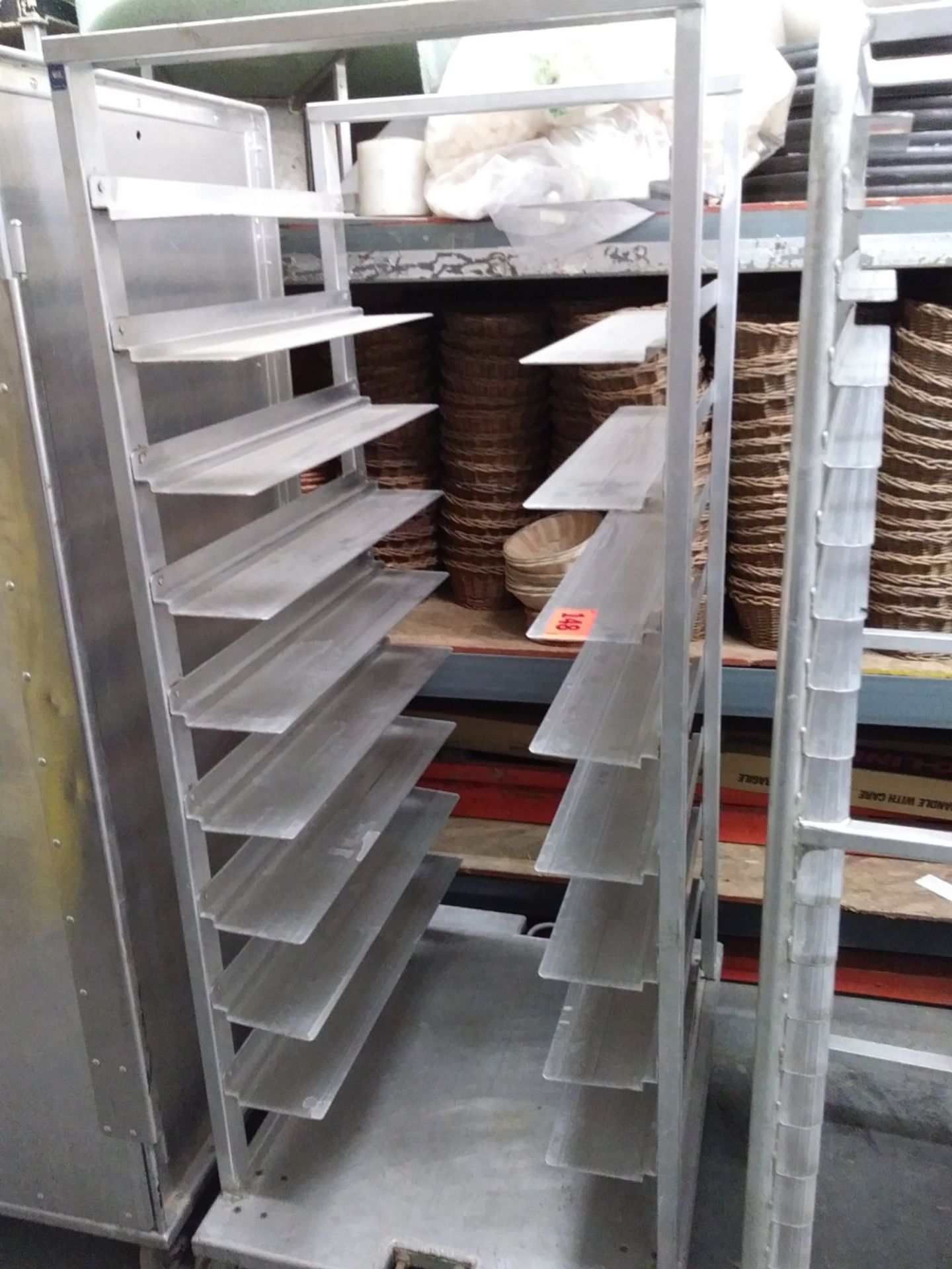 METAL ROLLING SPEED BAKERY RACK