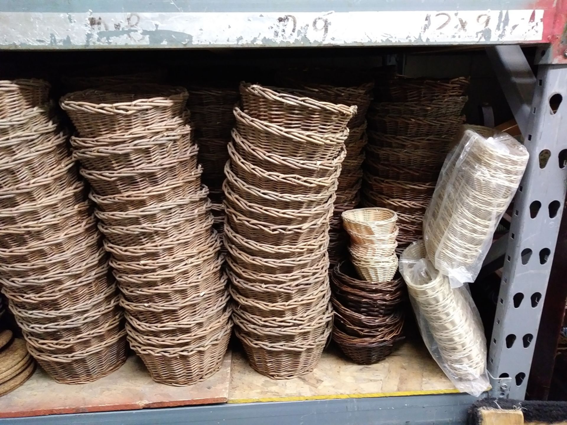 ASSORTED WICKER BASKETS (INCLUDES 450 BASKETS) - Image 2 of 3