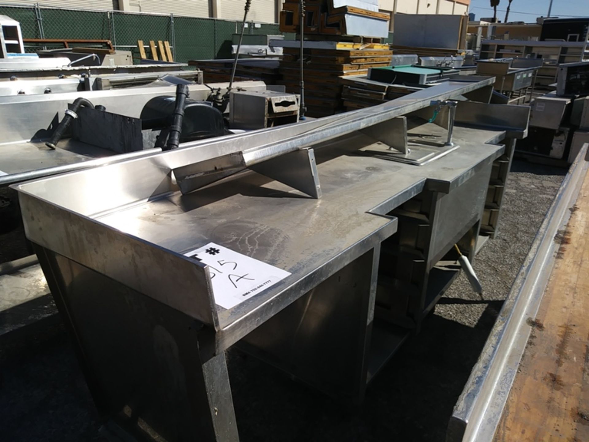 10FT STAINLESS STEEL PREP STATION - Image 2 of 2