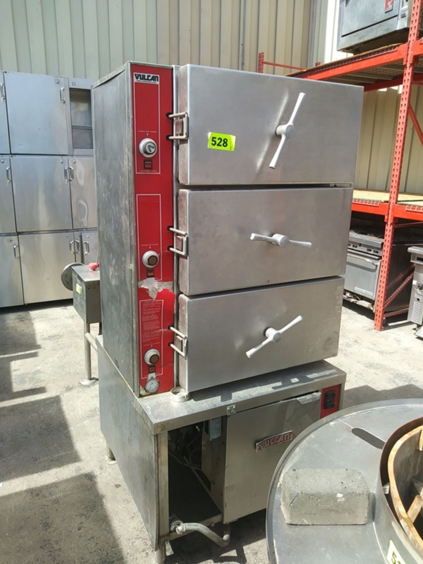 VULCAN 3 COMPARTMENT COMMERCIAL CONVECTION STEAMER